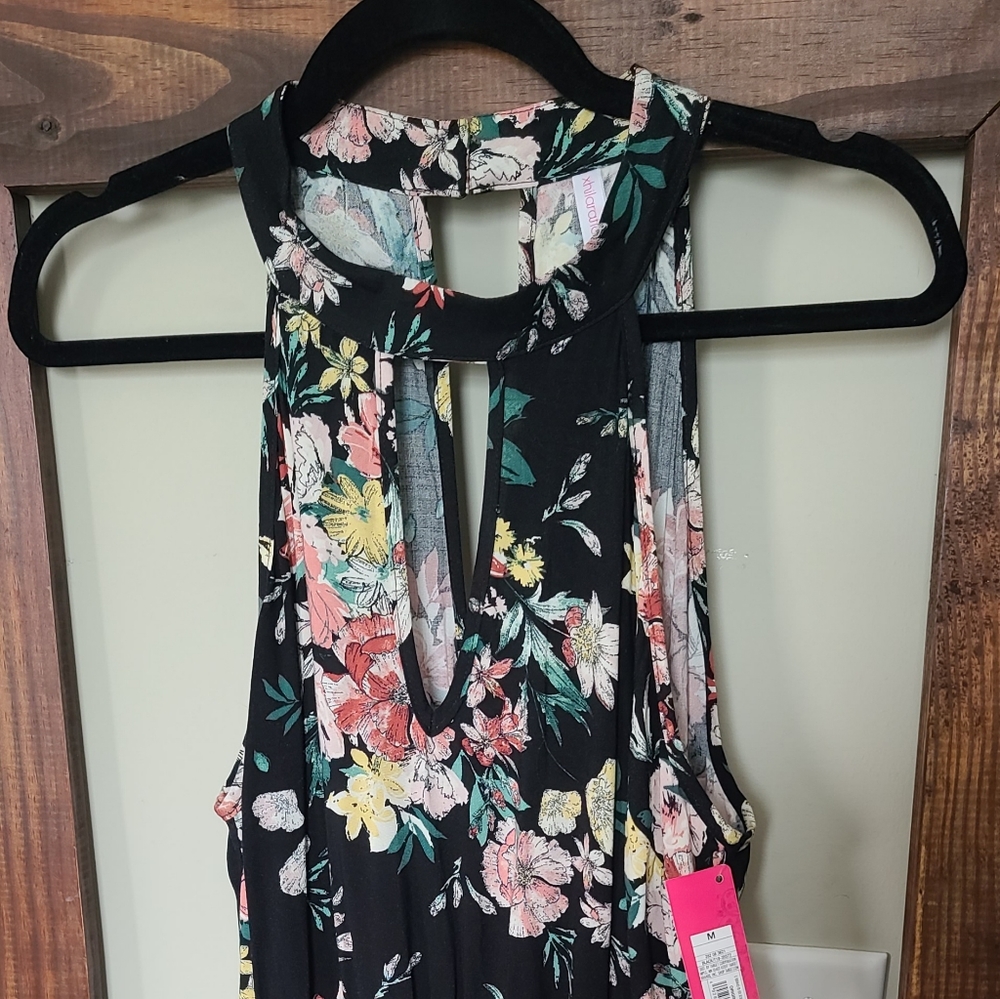 Halter Top Maxi Dress w/ Open Back